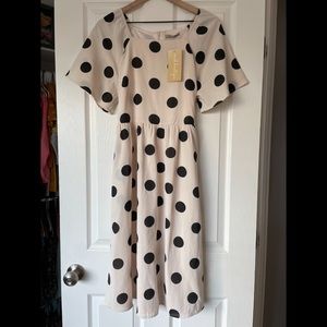 The Dotson Polka Dot Dress